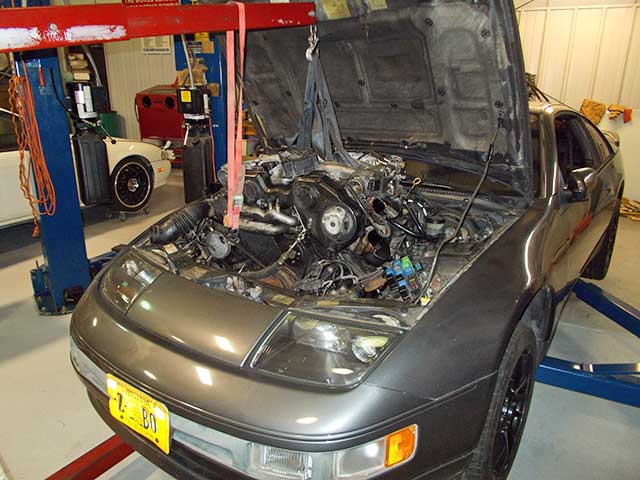 motor coming out